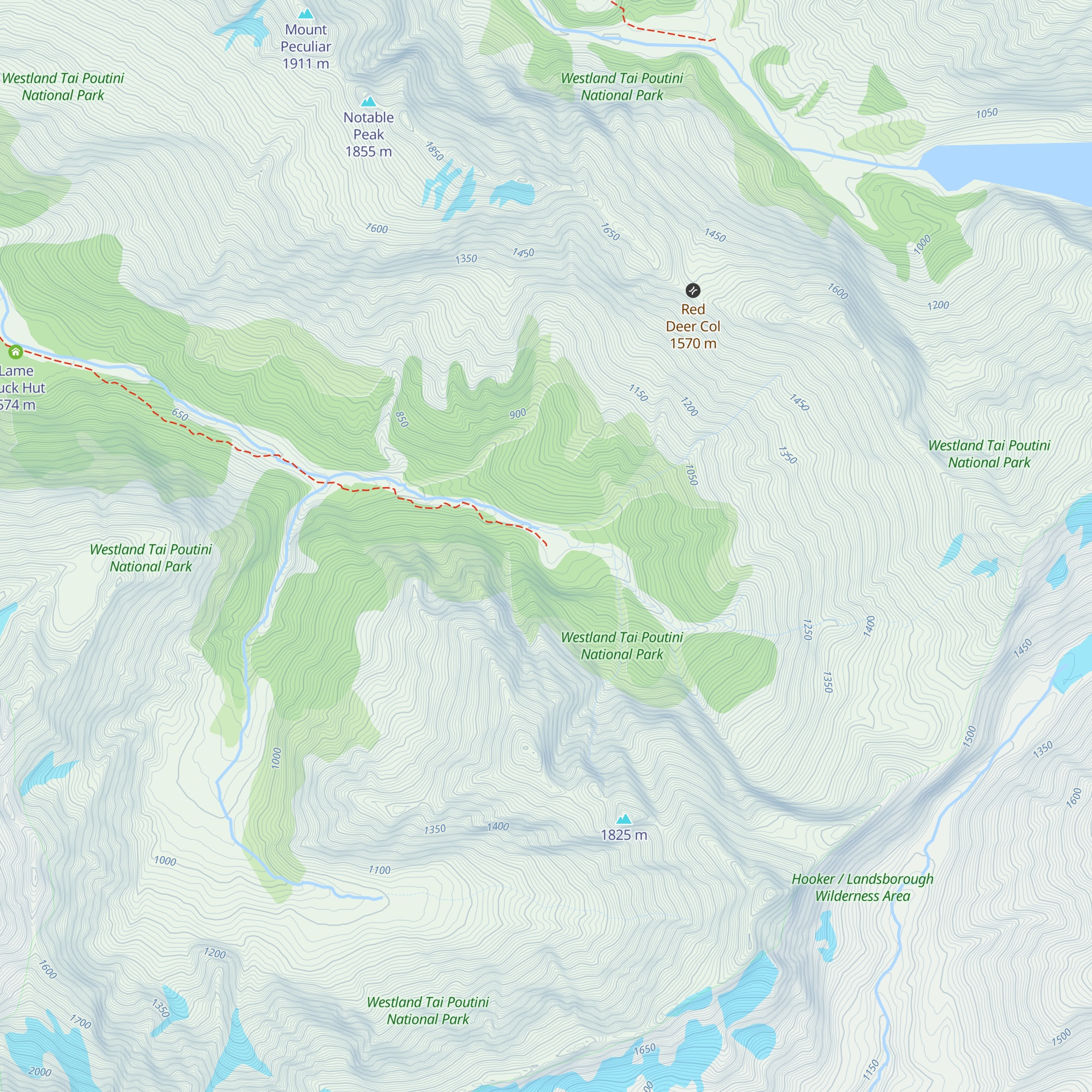 Christmas Flat Hut map