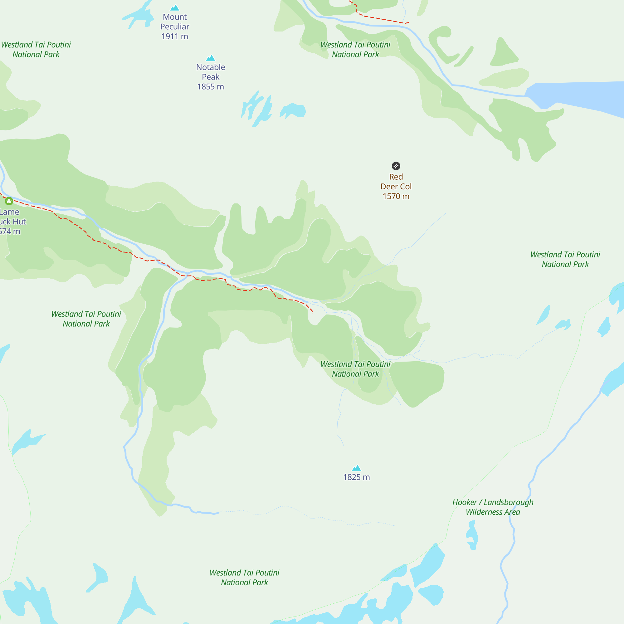 Christmas Flat Hut map