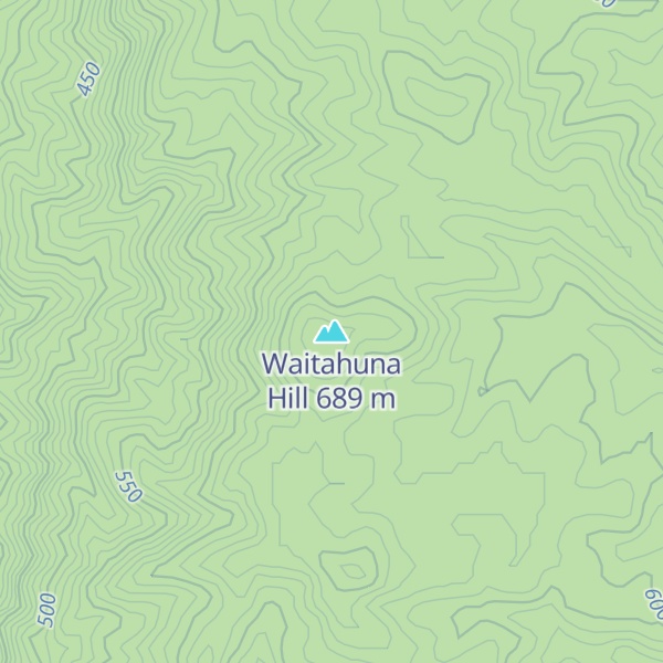 Map of Waitahuna Hill