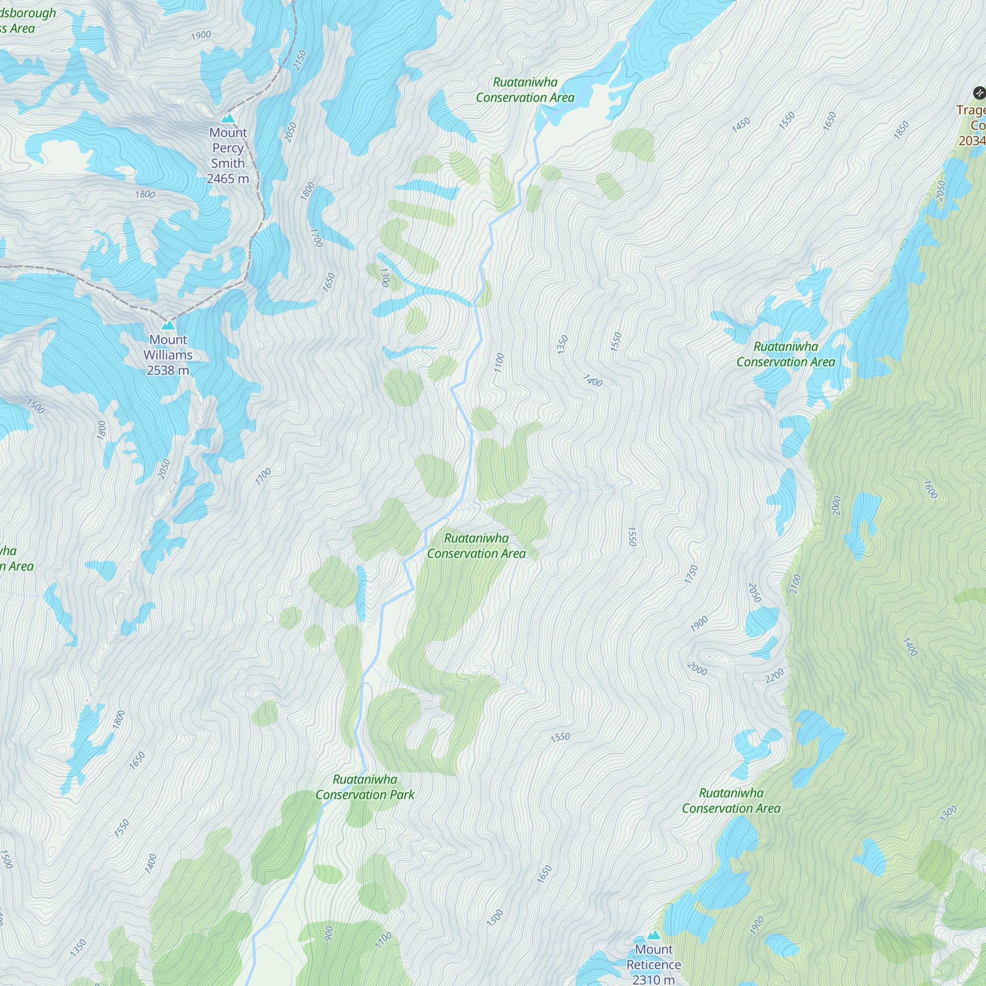 Erceg Hut map