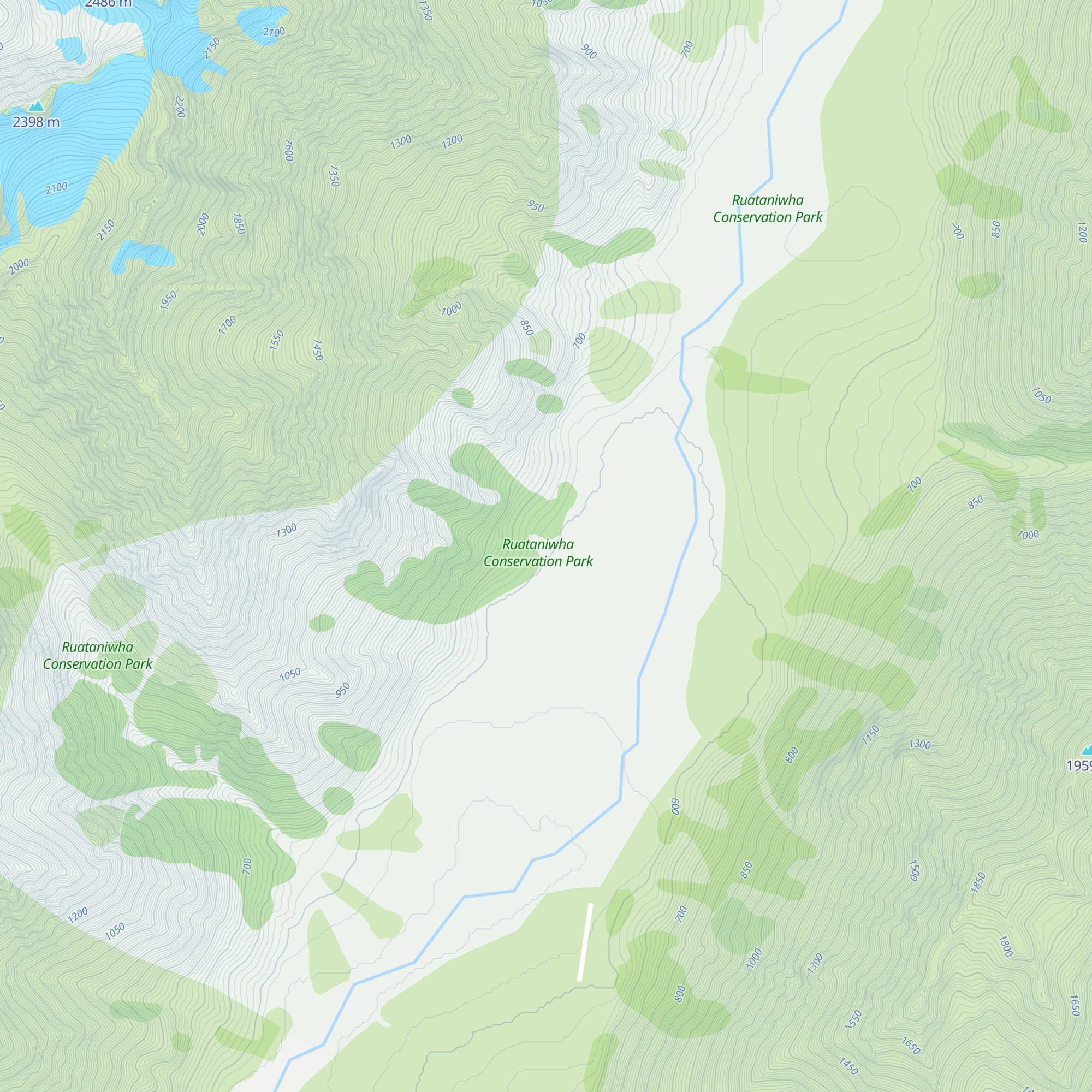 Le Crens Hut map