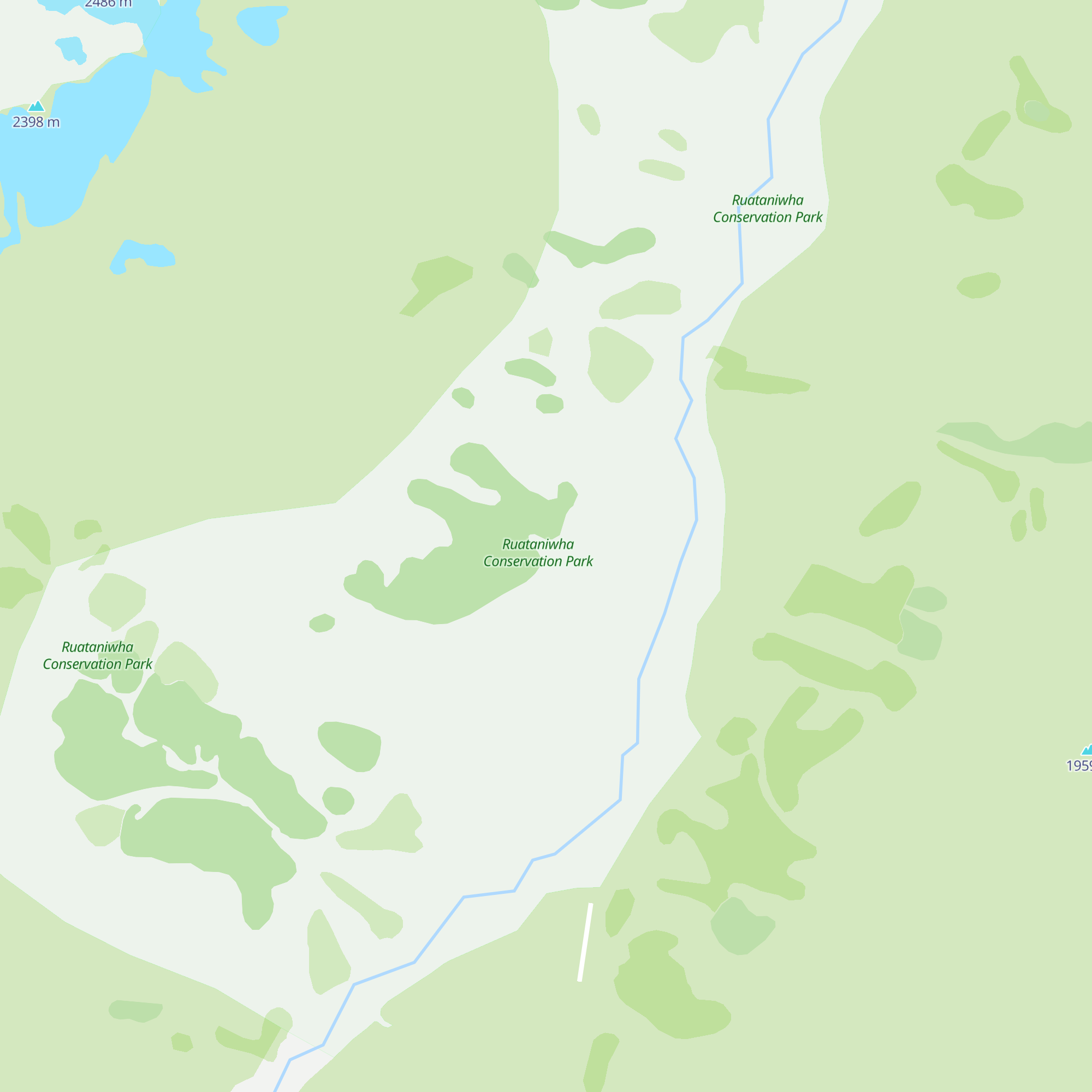 Le Crens Hut map