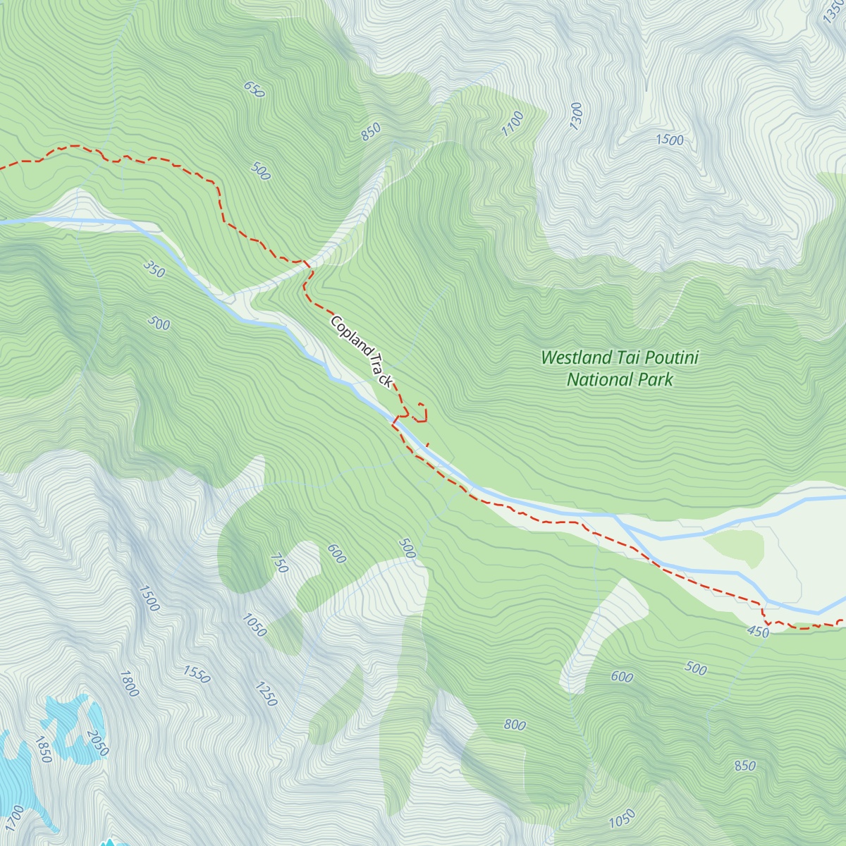 Welcome Flat Hut map