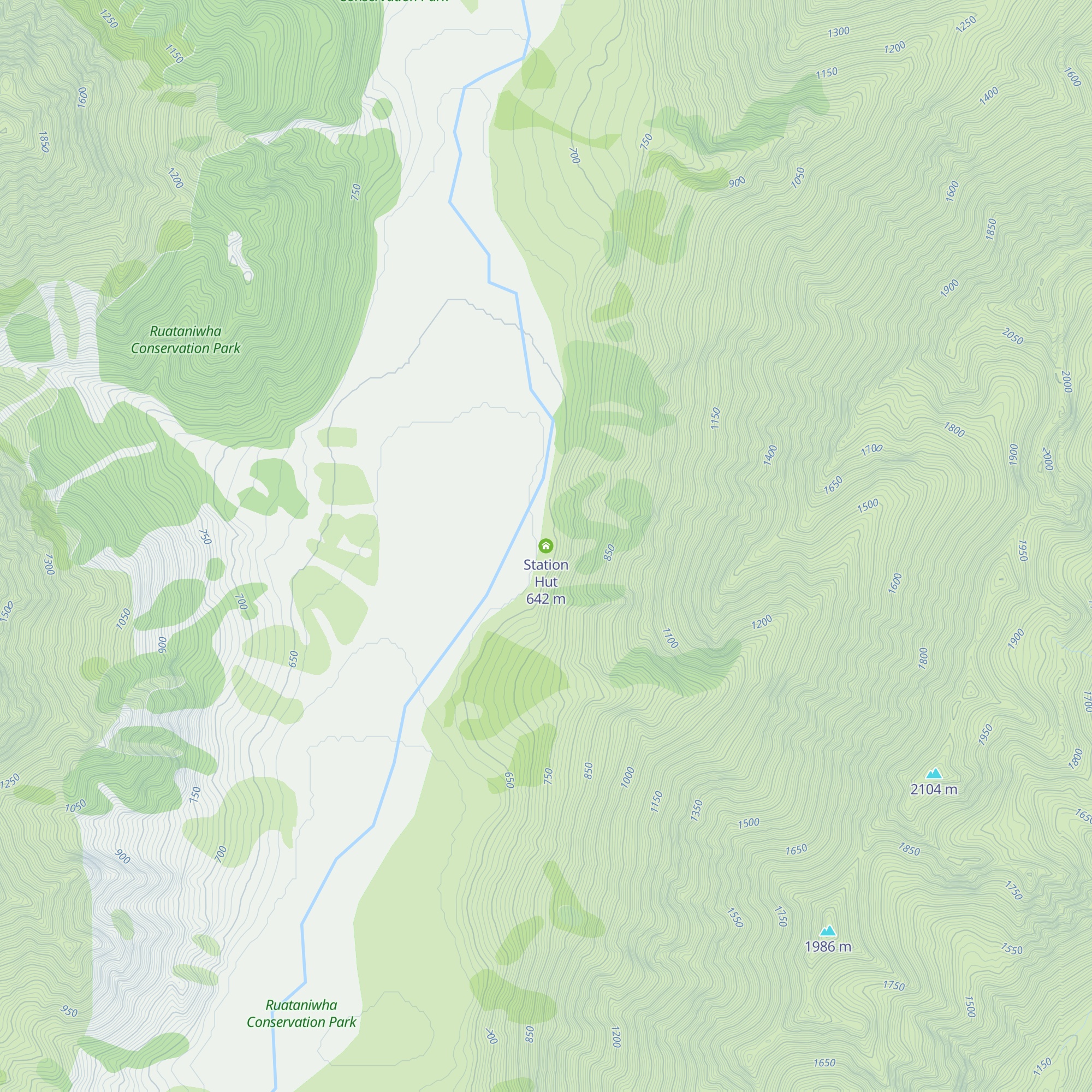 Station Hut map