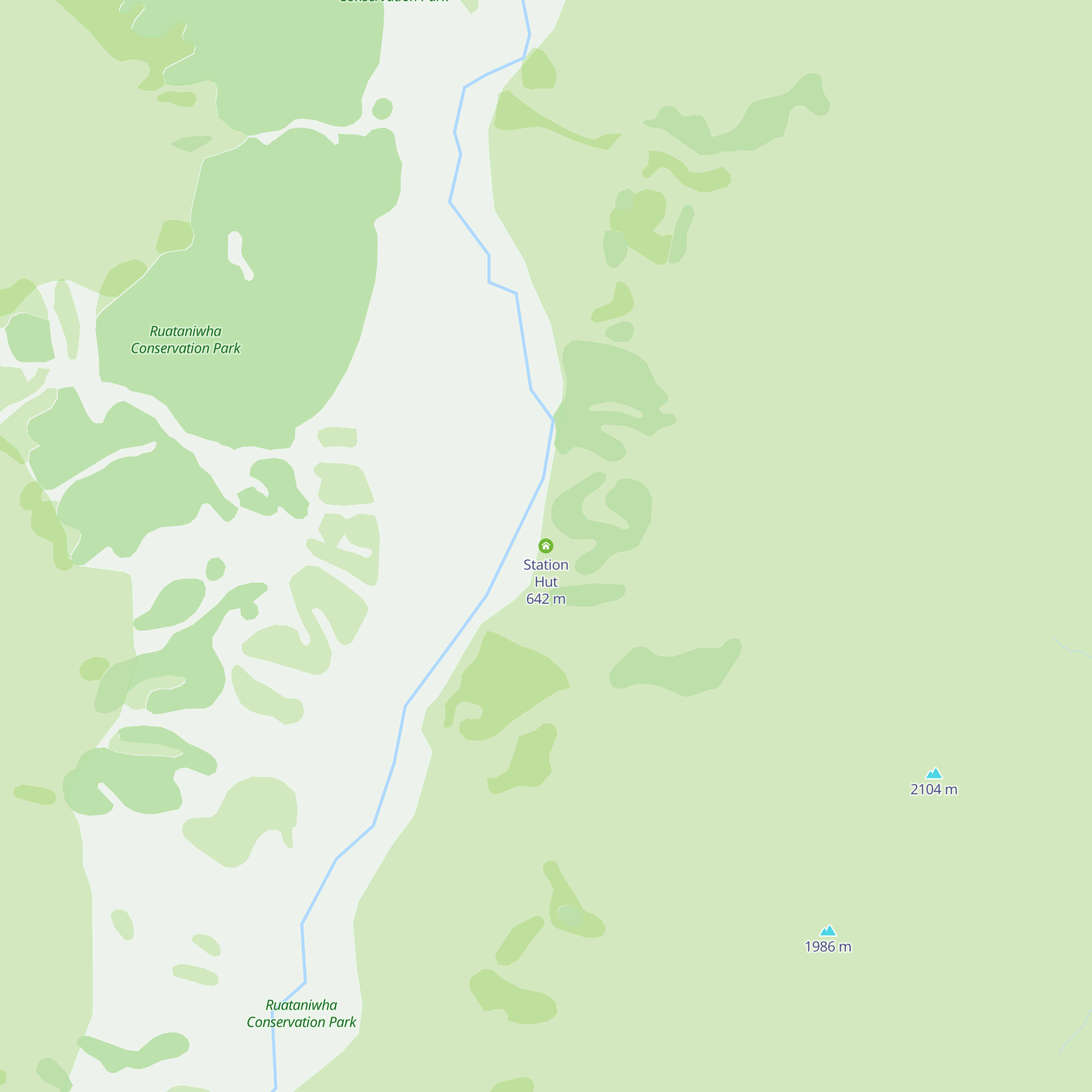 Station Hut map