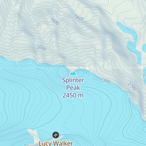 Map of Splinter Peak