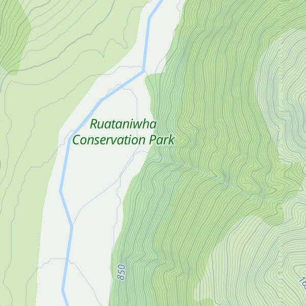 Map of Waterfall Hut