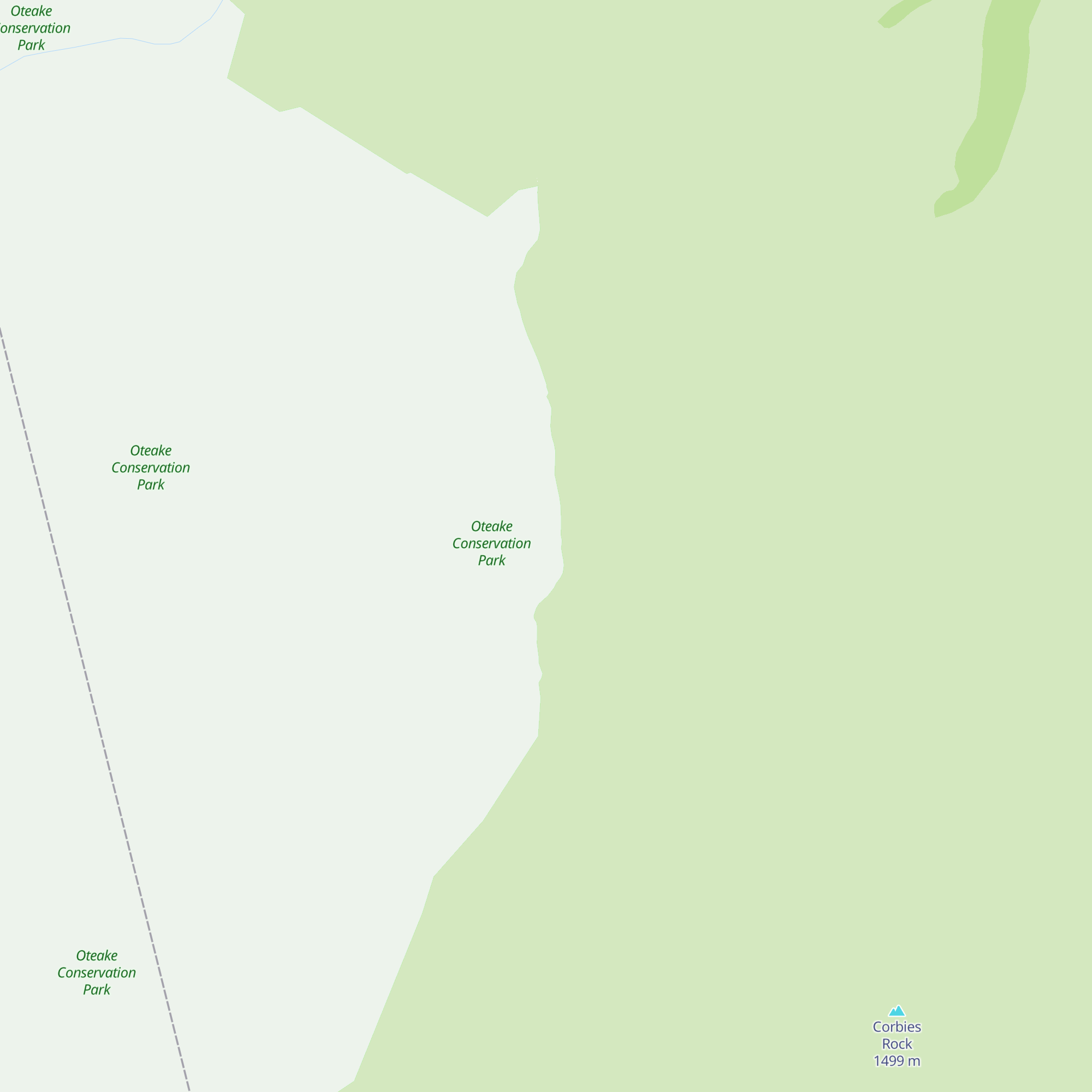 Otamatapaio Hut map