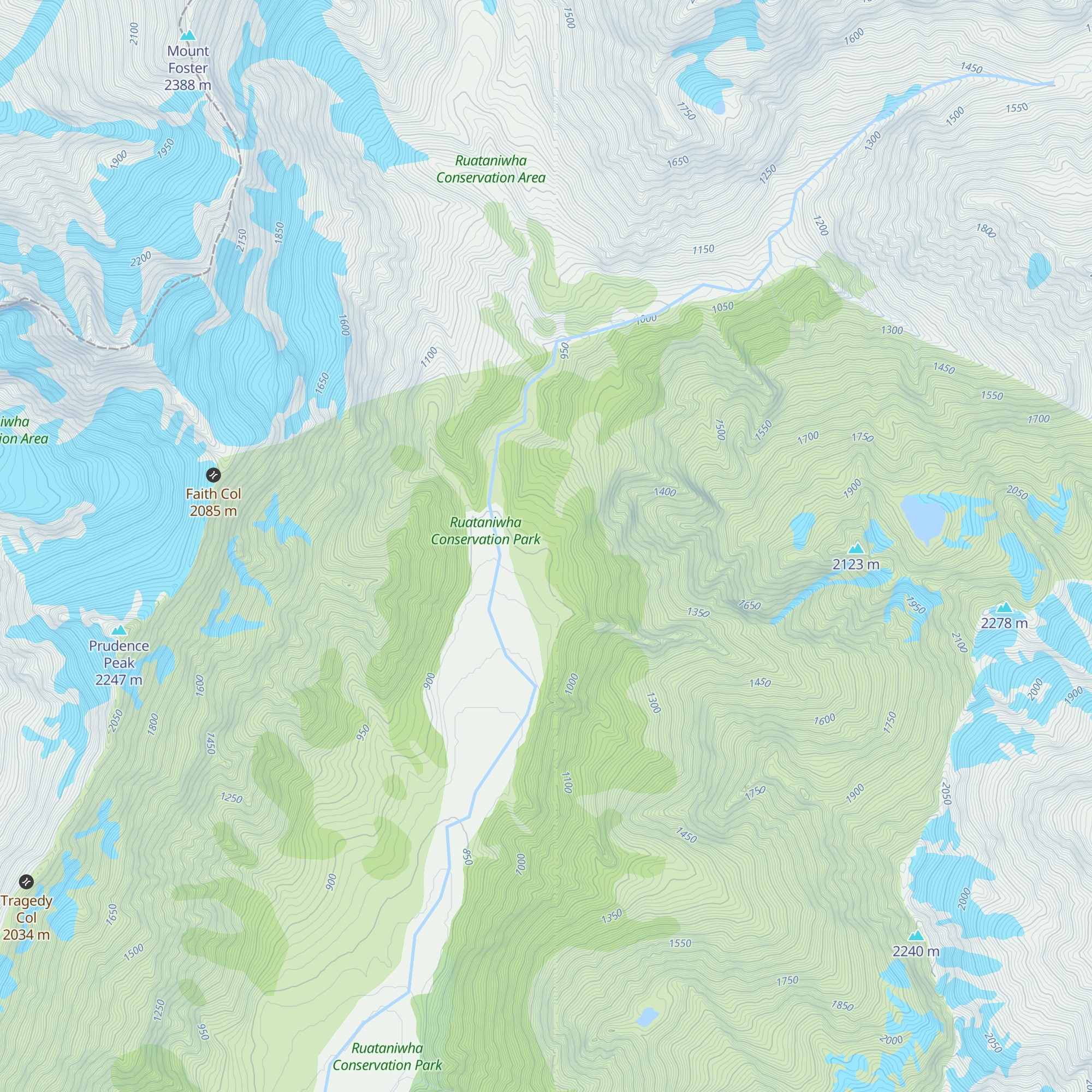 Reardon Hut map