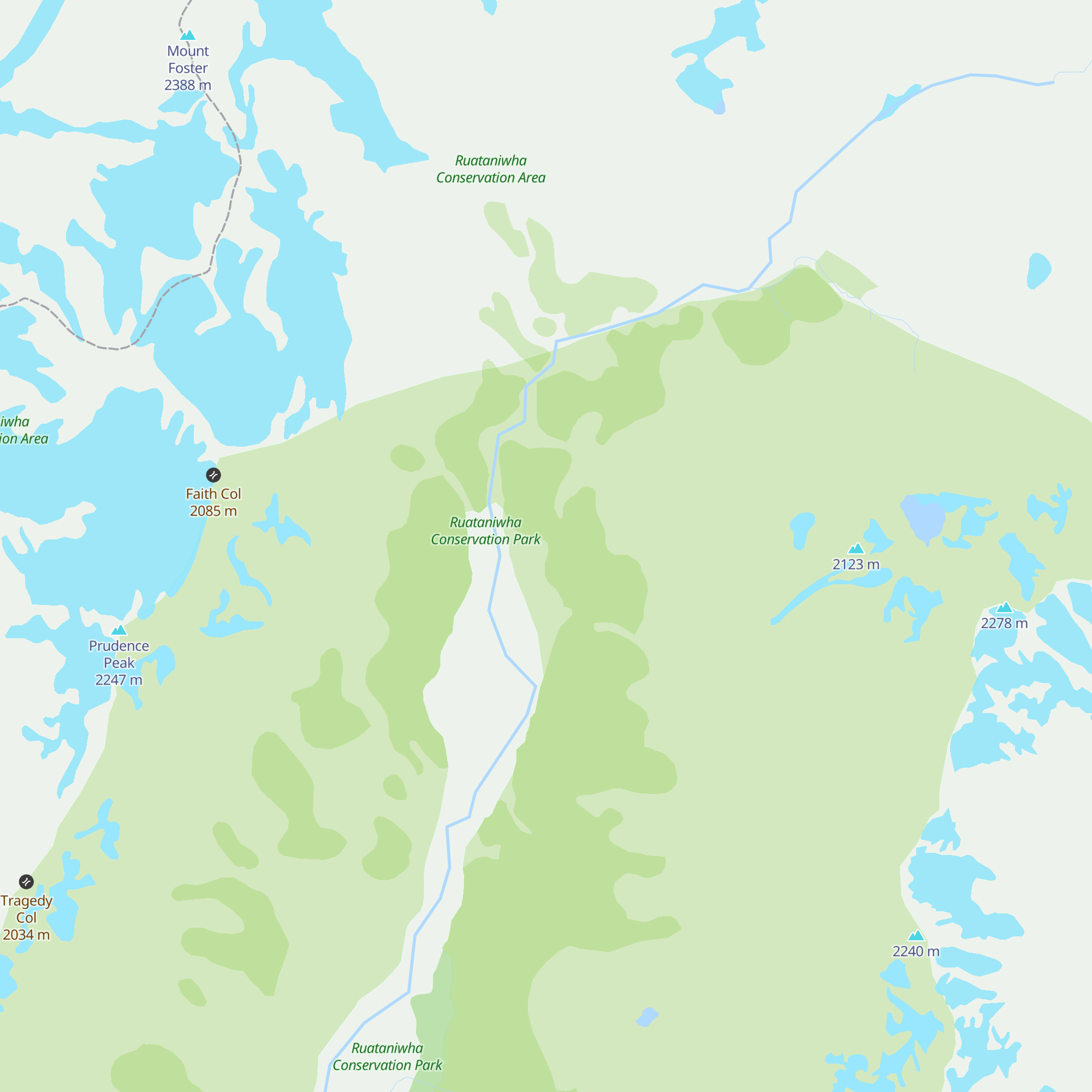 Reardon Hut map