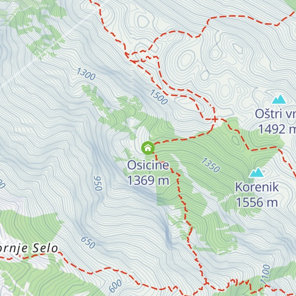 Map of Osicine