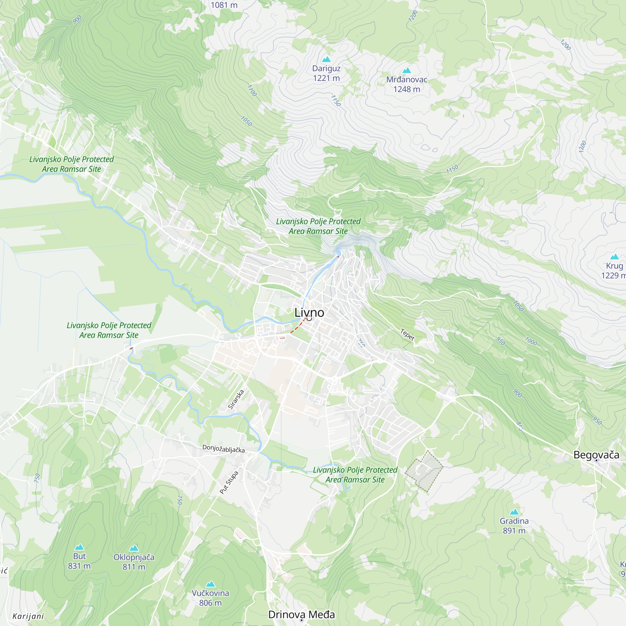 Tourism Office of Livno map