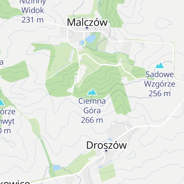 Map of Ciemna Góra