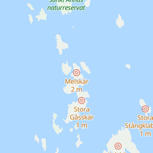 Map of Kungens jaktstuga