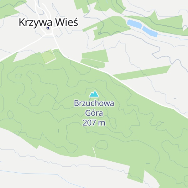 Map of Brzuchowa Góra
