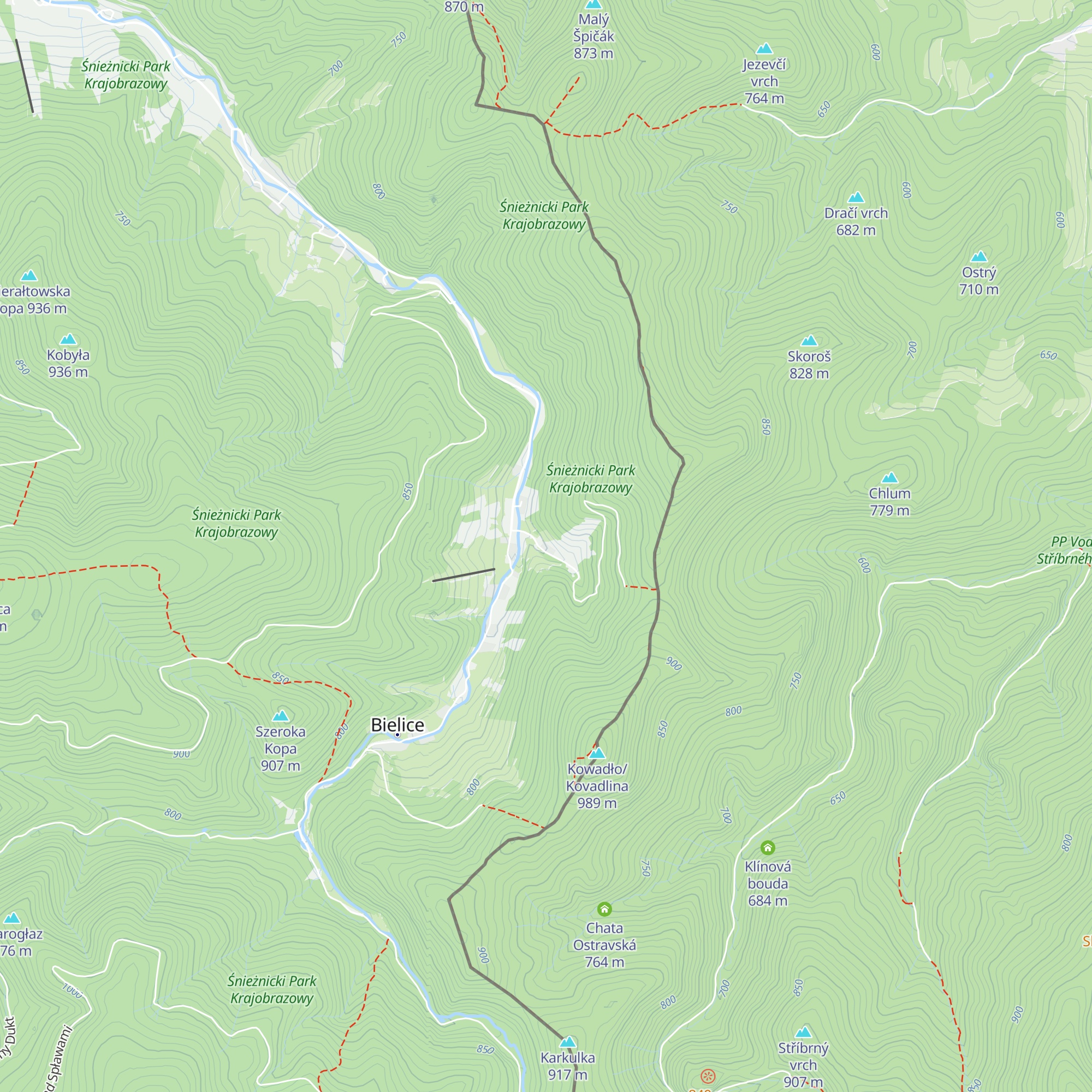 Chatka Trapera map