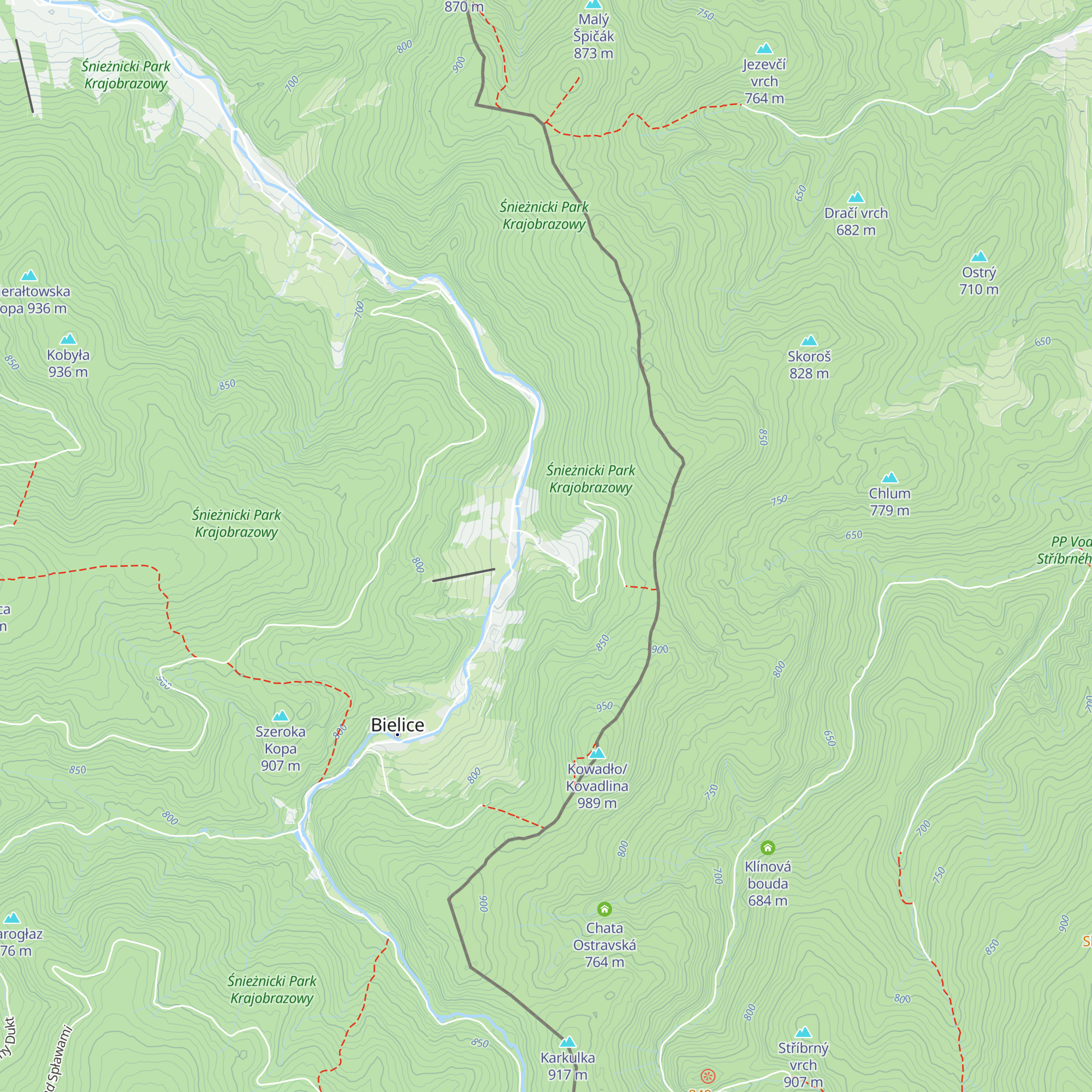 Chatka Trapera map