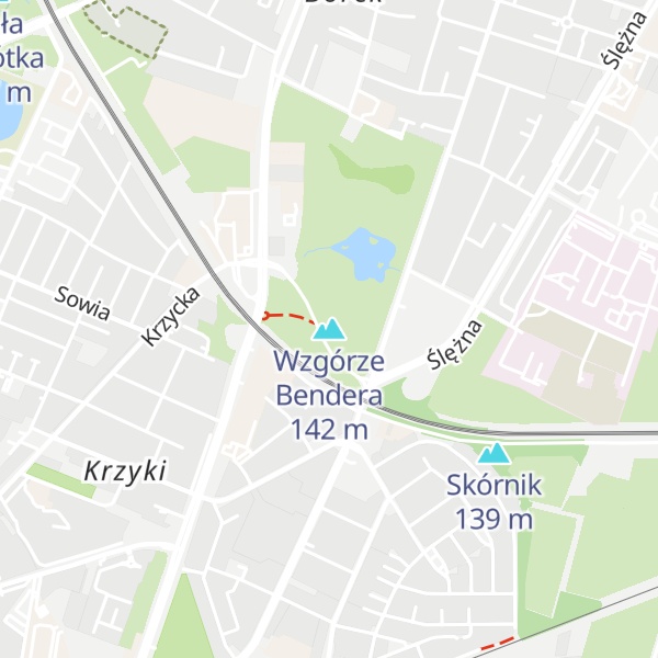 Map of Wzgórze Bendera