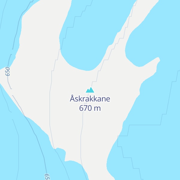 Map of Åskrakkane