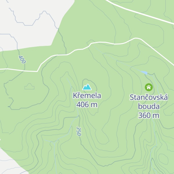 Map of Křemela
