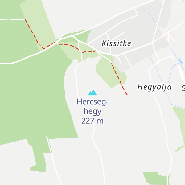 Map of Hercseg-hegy