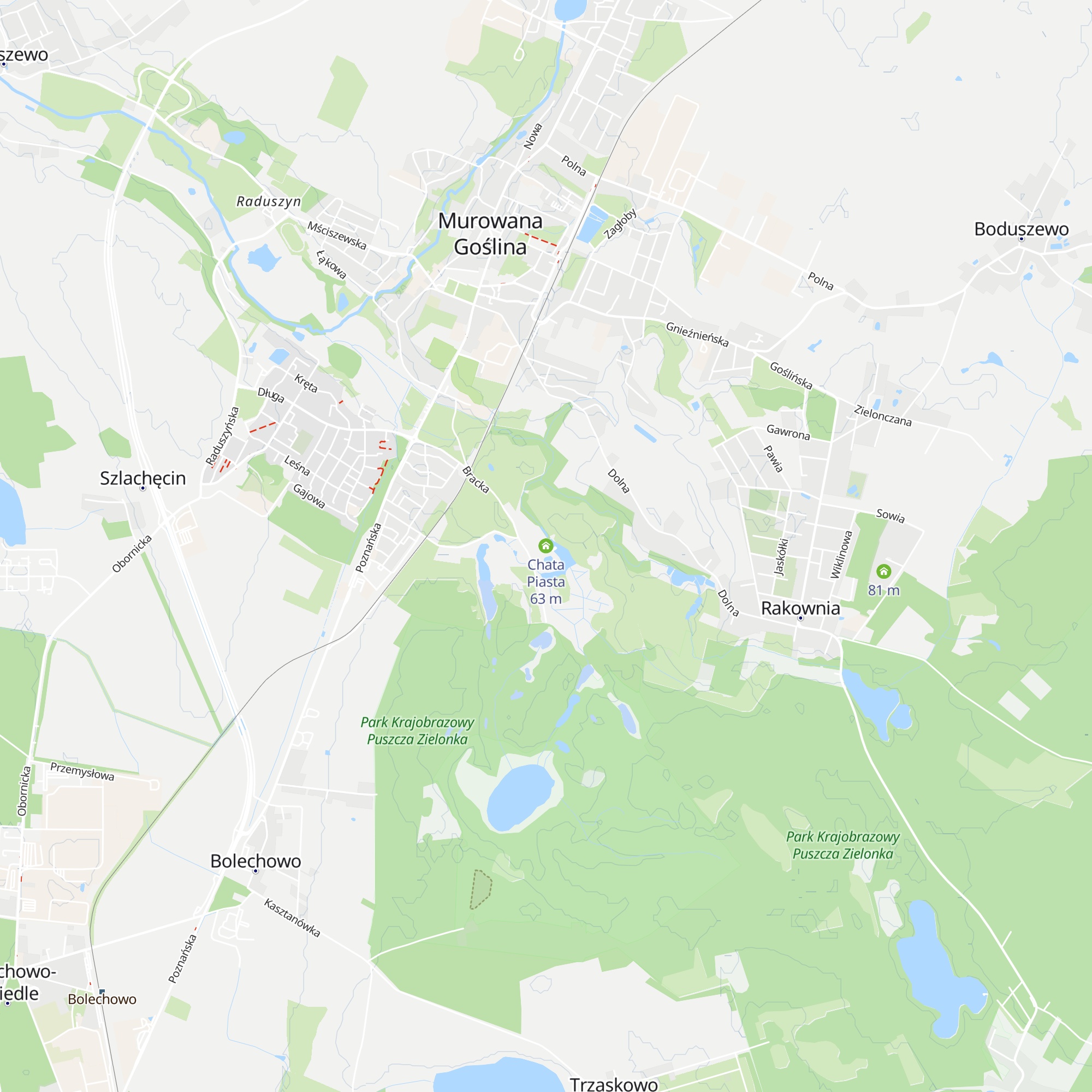 Chata Piasta map