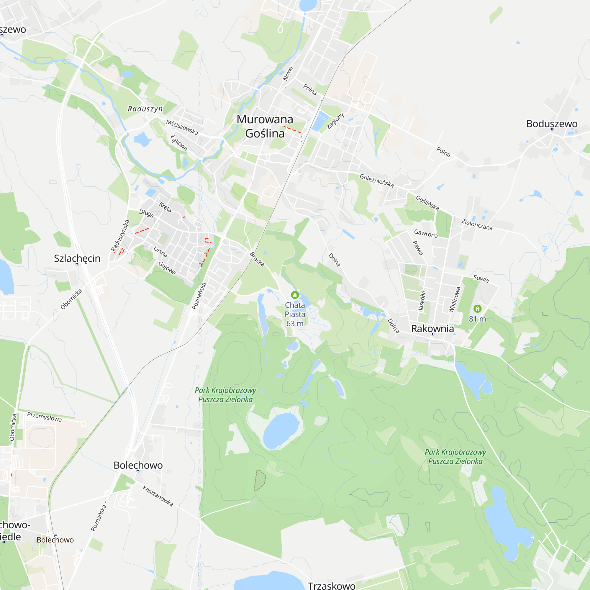 Chata Piasta map