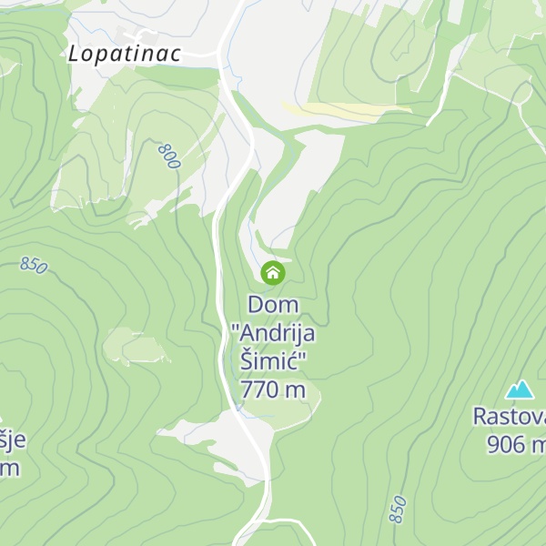 Map of Dom "Andrija Šimić"