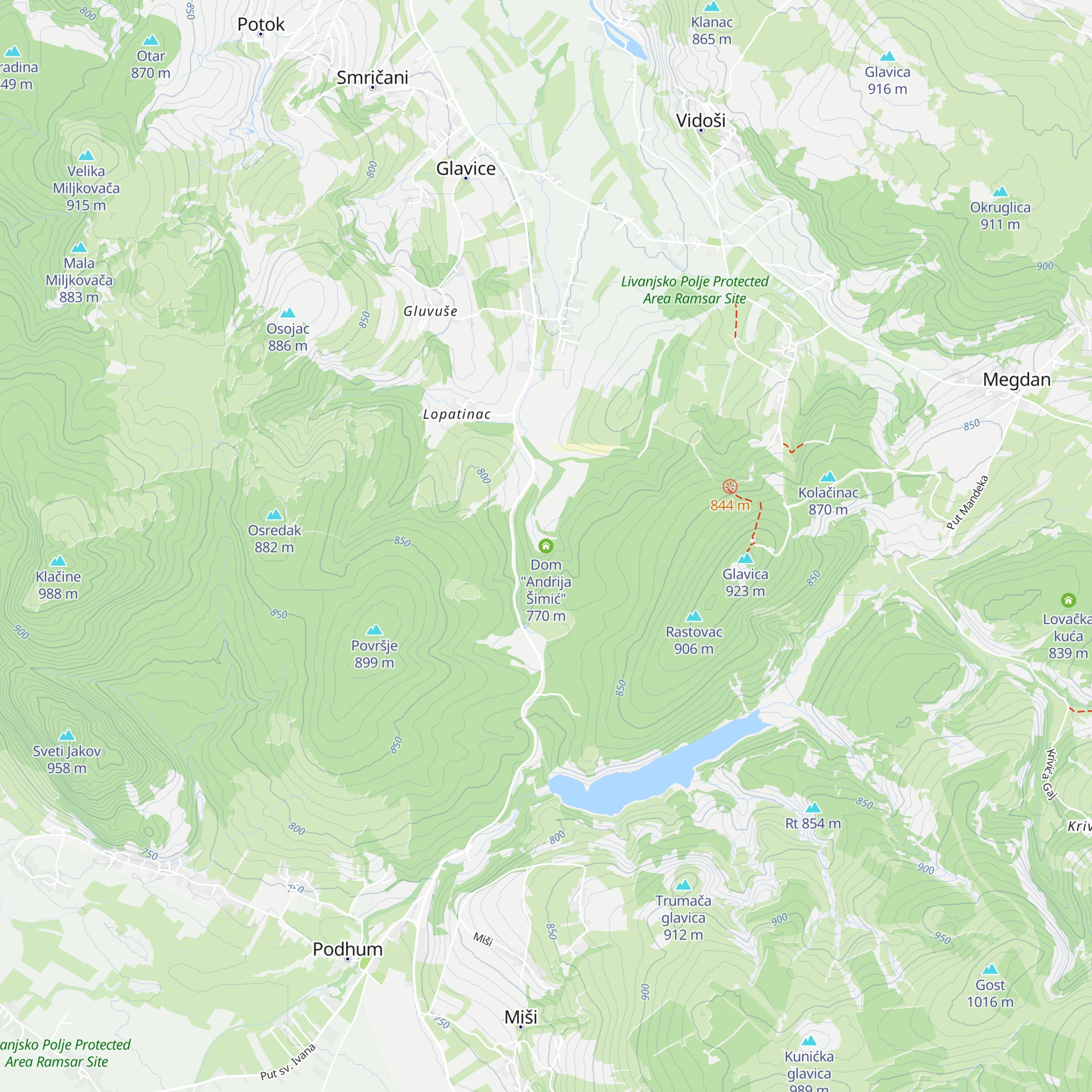 Dom "Andrija Šimić" map