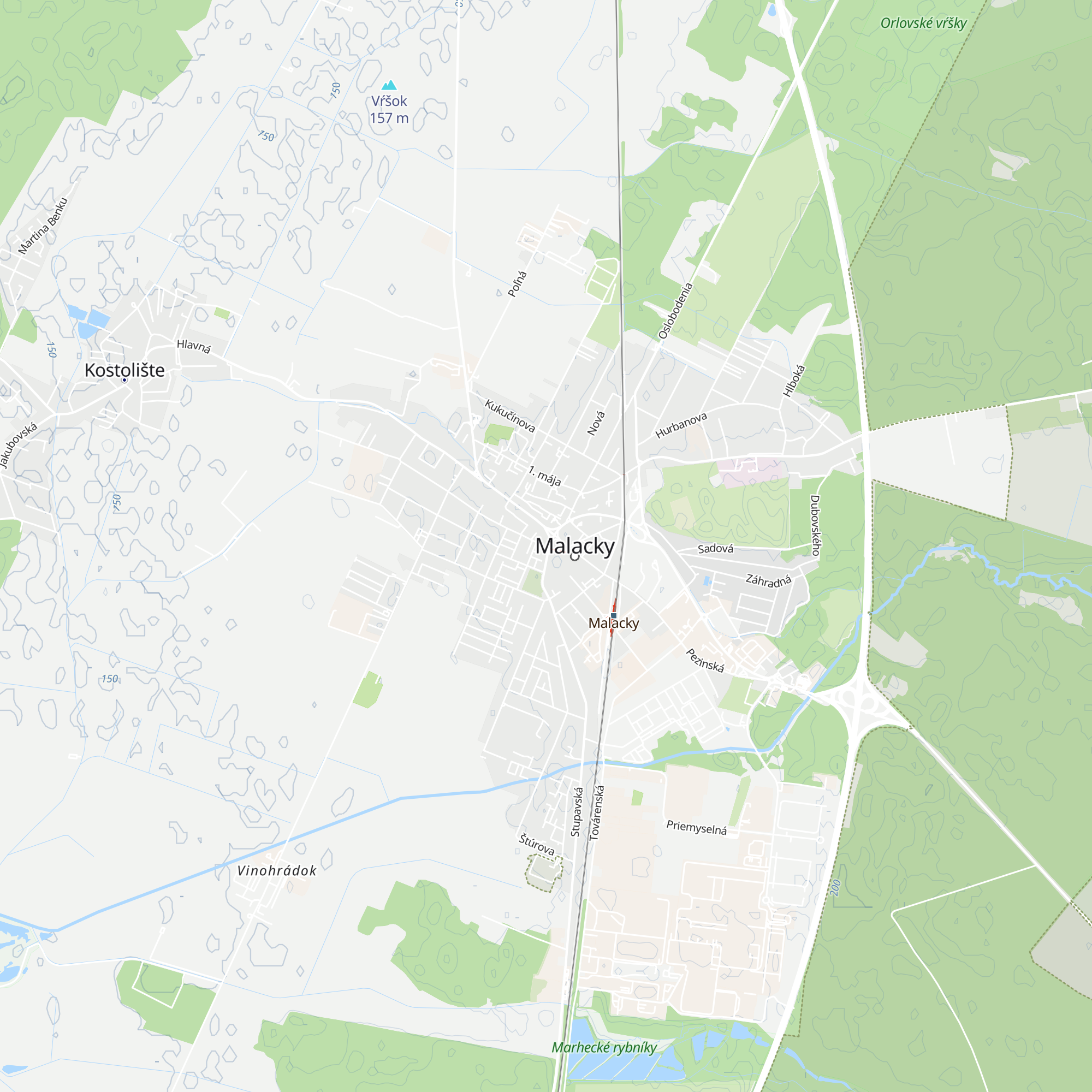 Turisticko-informačná kancelária Malacky map