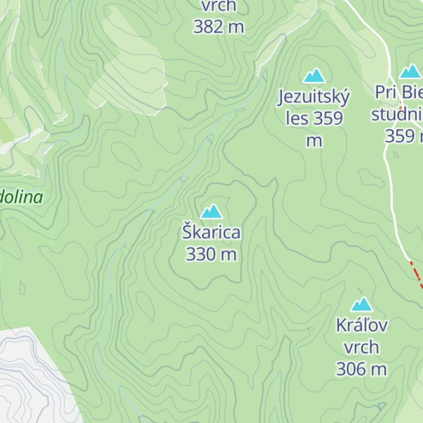 Map of Škarica