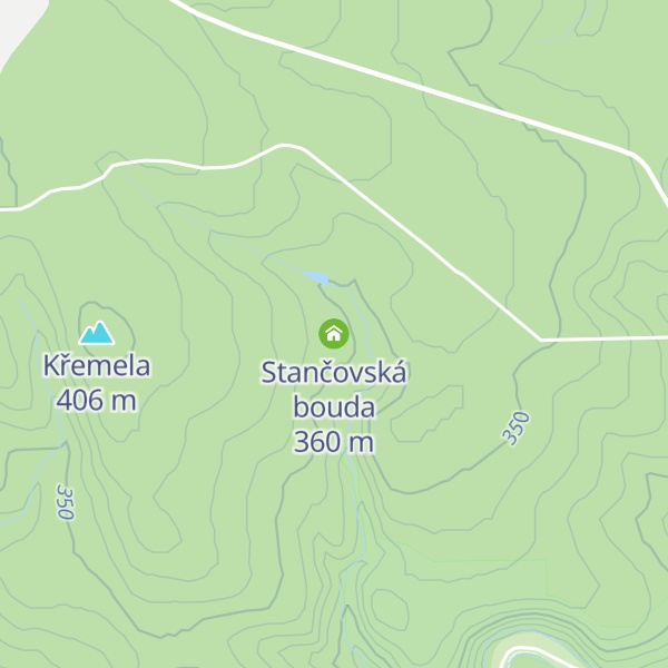 Map of Stančovská bouda
