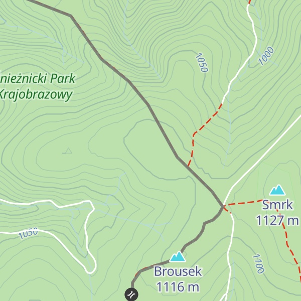 Map of Smrek Trójkrajny