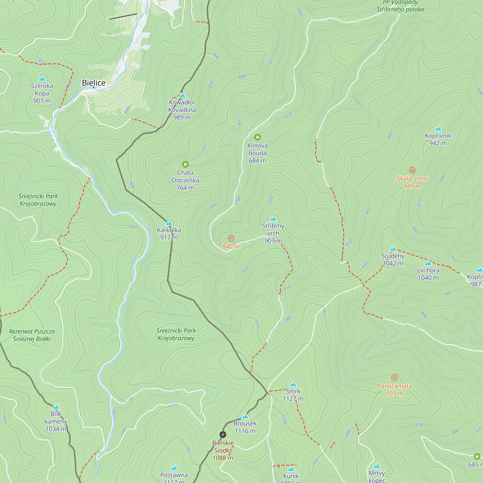 Chata Srub map