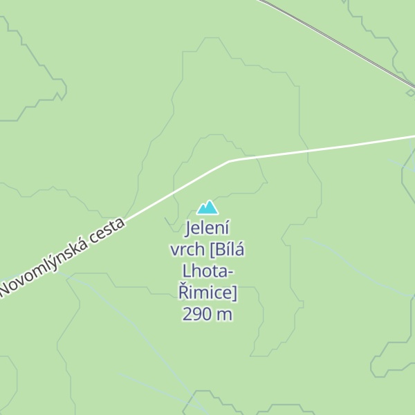 Map of Jelení vrch [Bílá Lhota-Řimice]