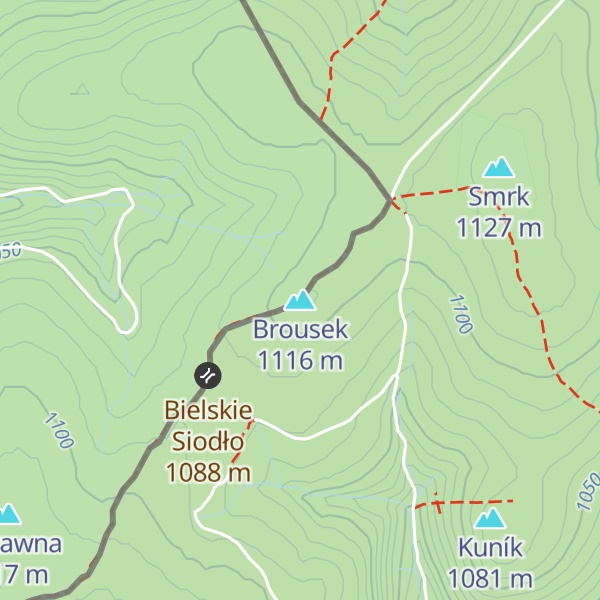 Map of Brousek