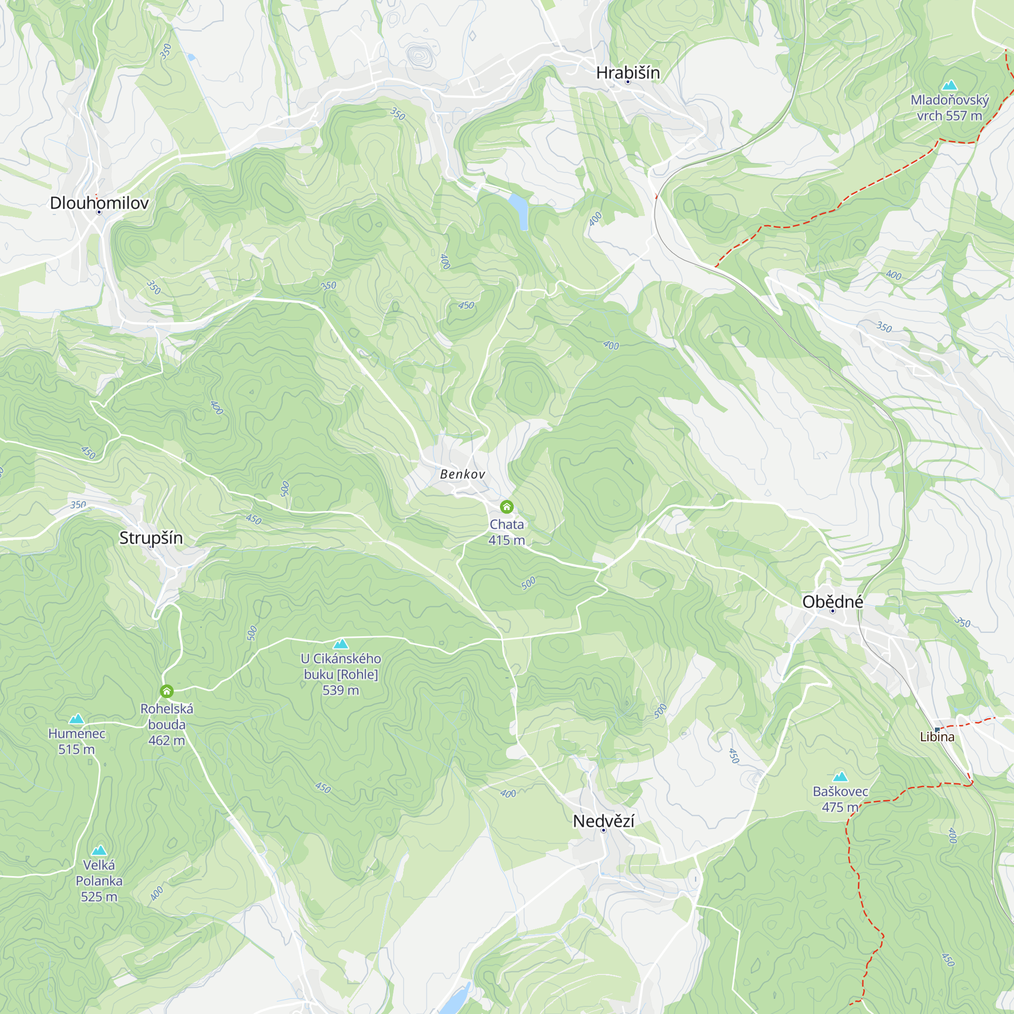 Chata map