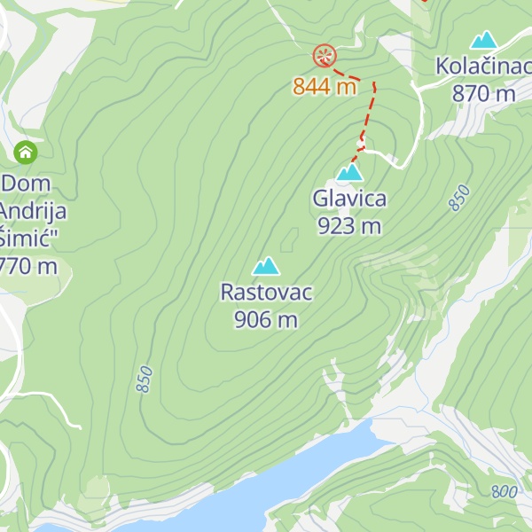 Map of Rastovac