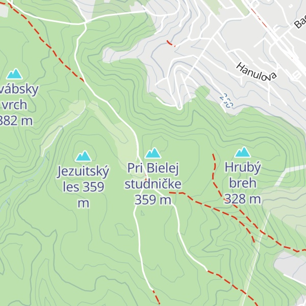 Map of Pri Bielej studničke