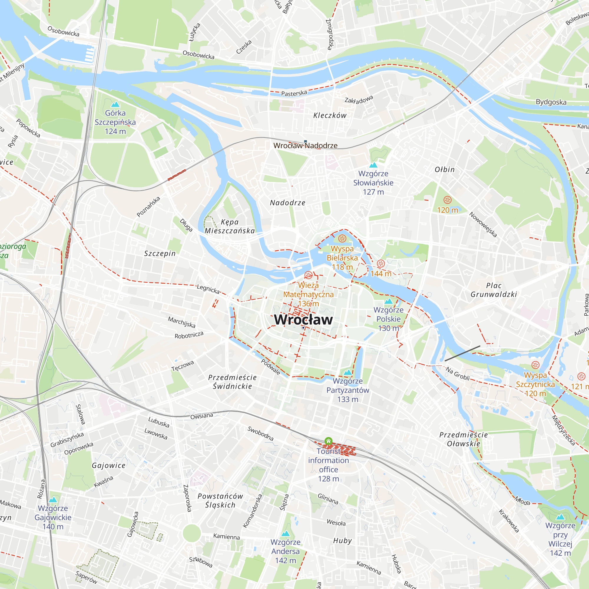 Chatka przy Jatkach map