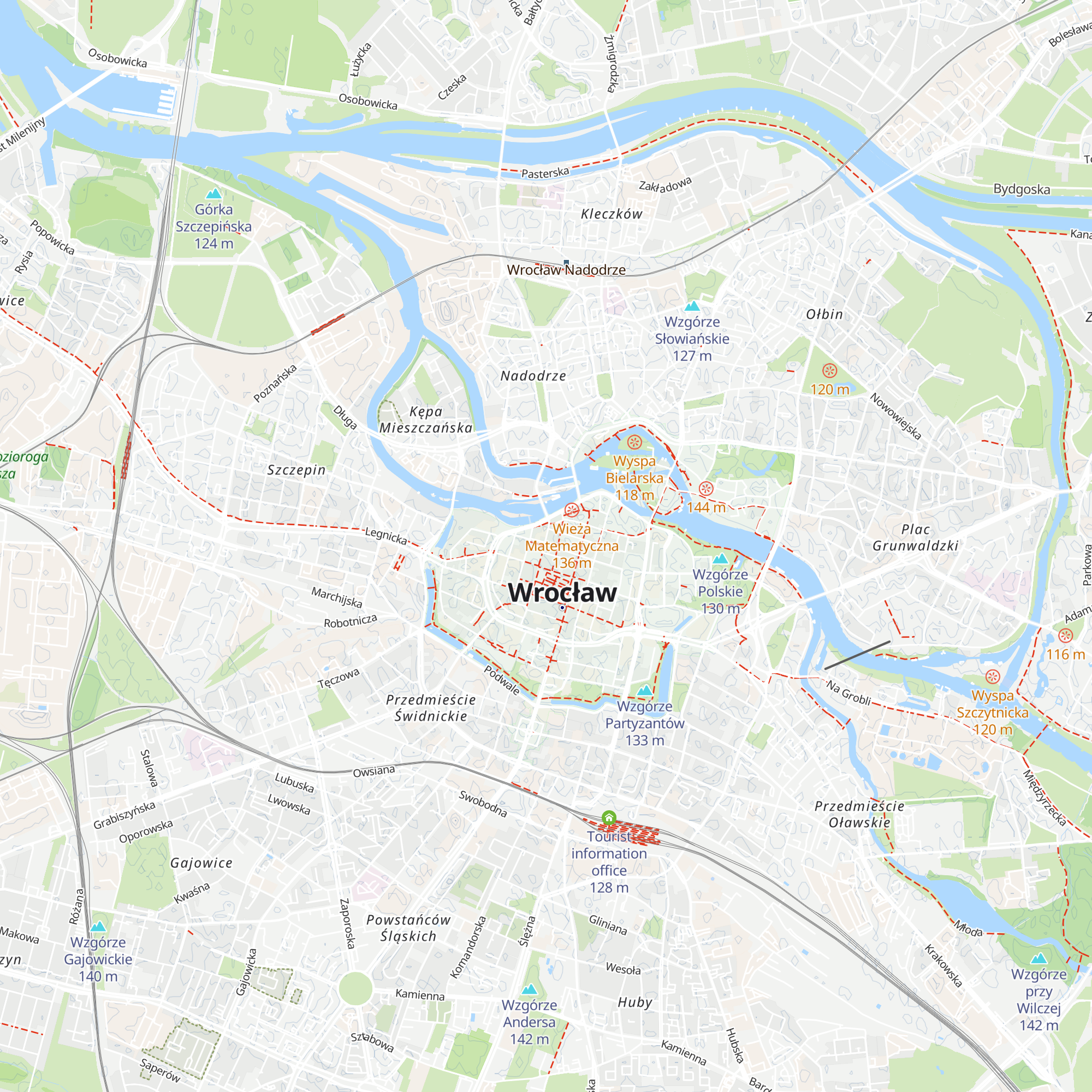 Chatka przy Jatkach map