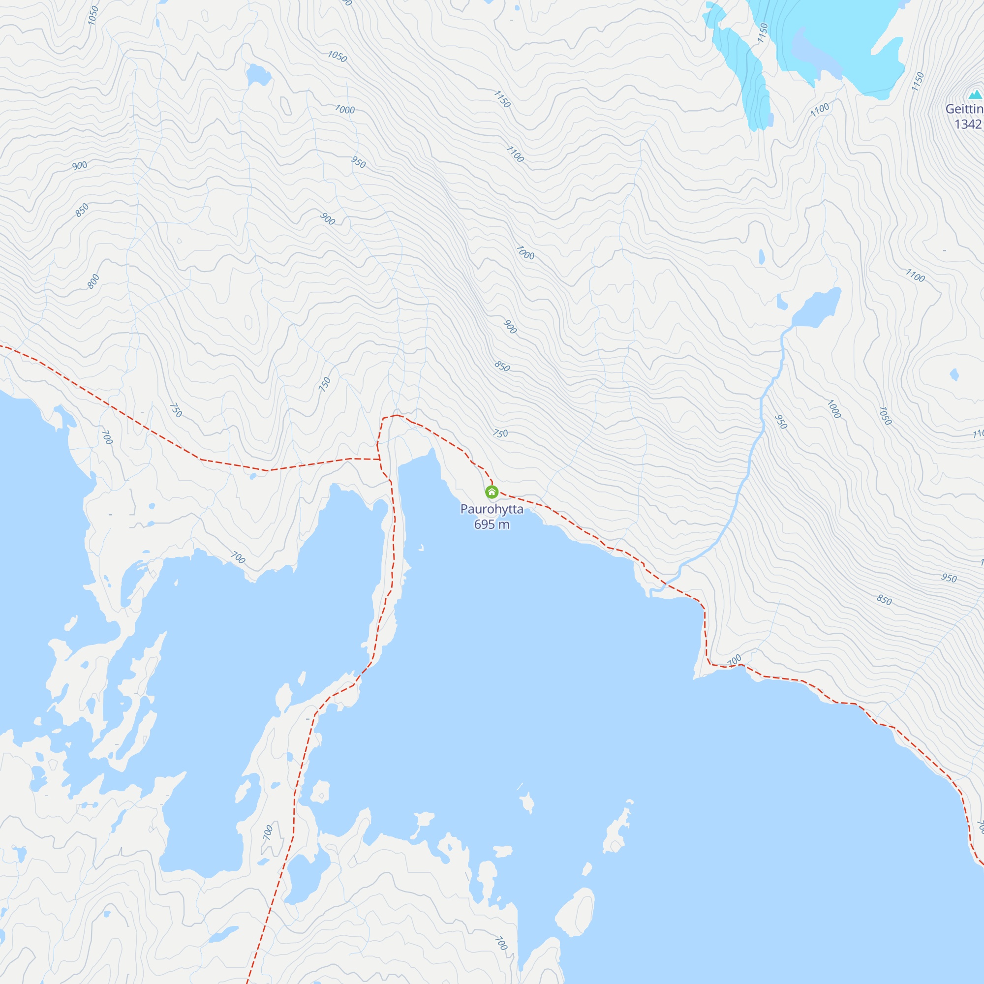 Paurohytta map