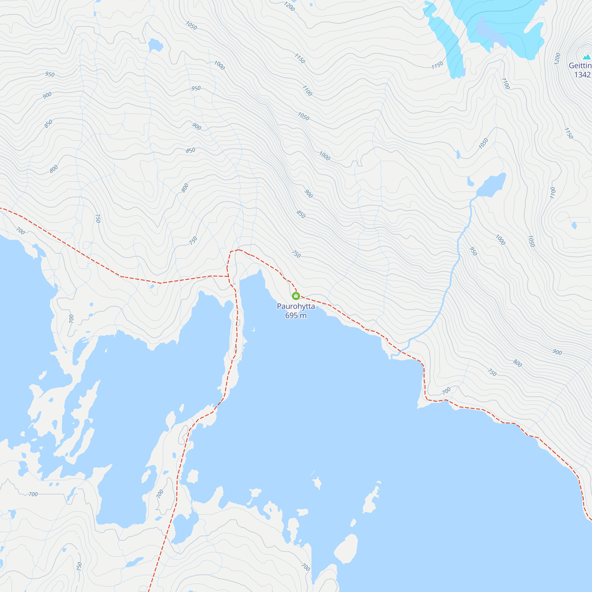 Paurohytta map