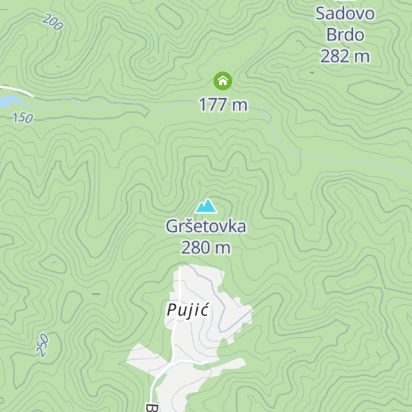 Map of Gršetovka