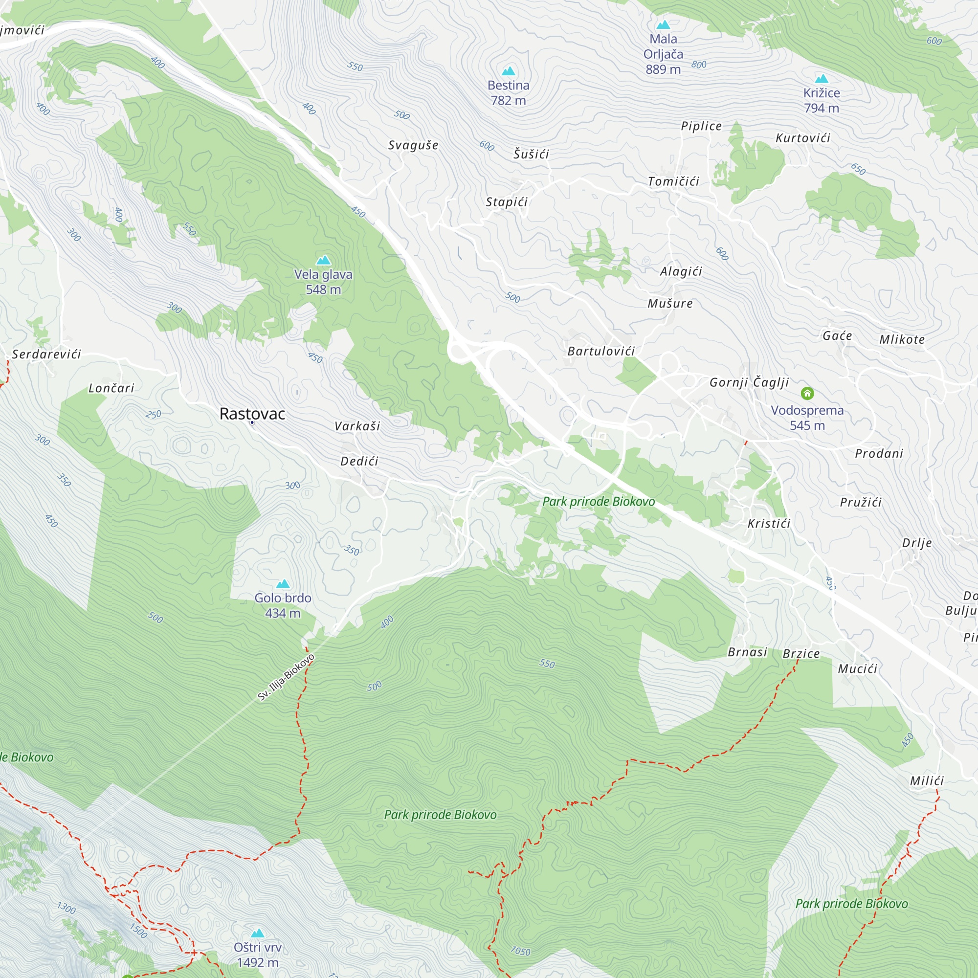 COKP Zagvozd map