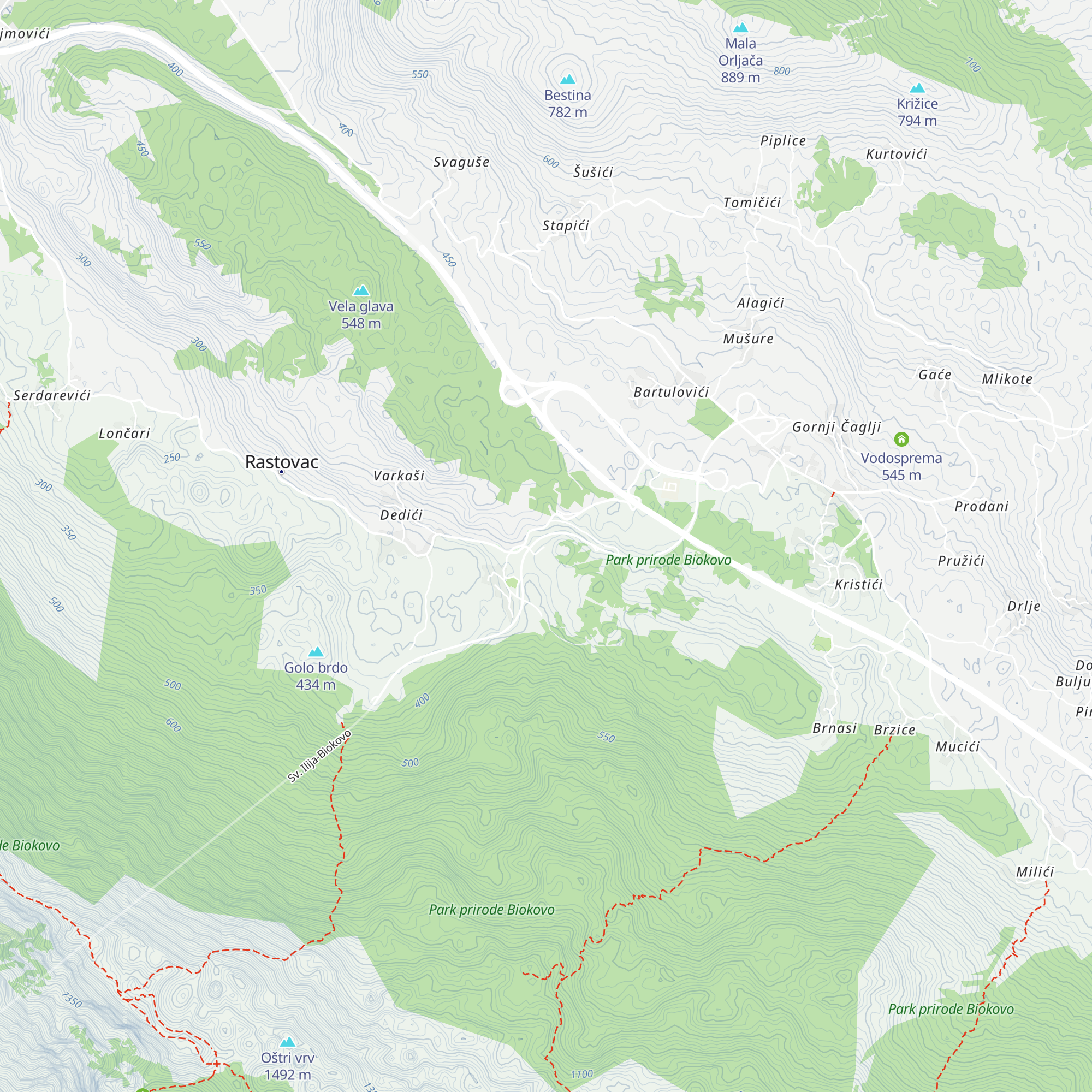 COKP Zagvozd map