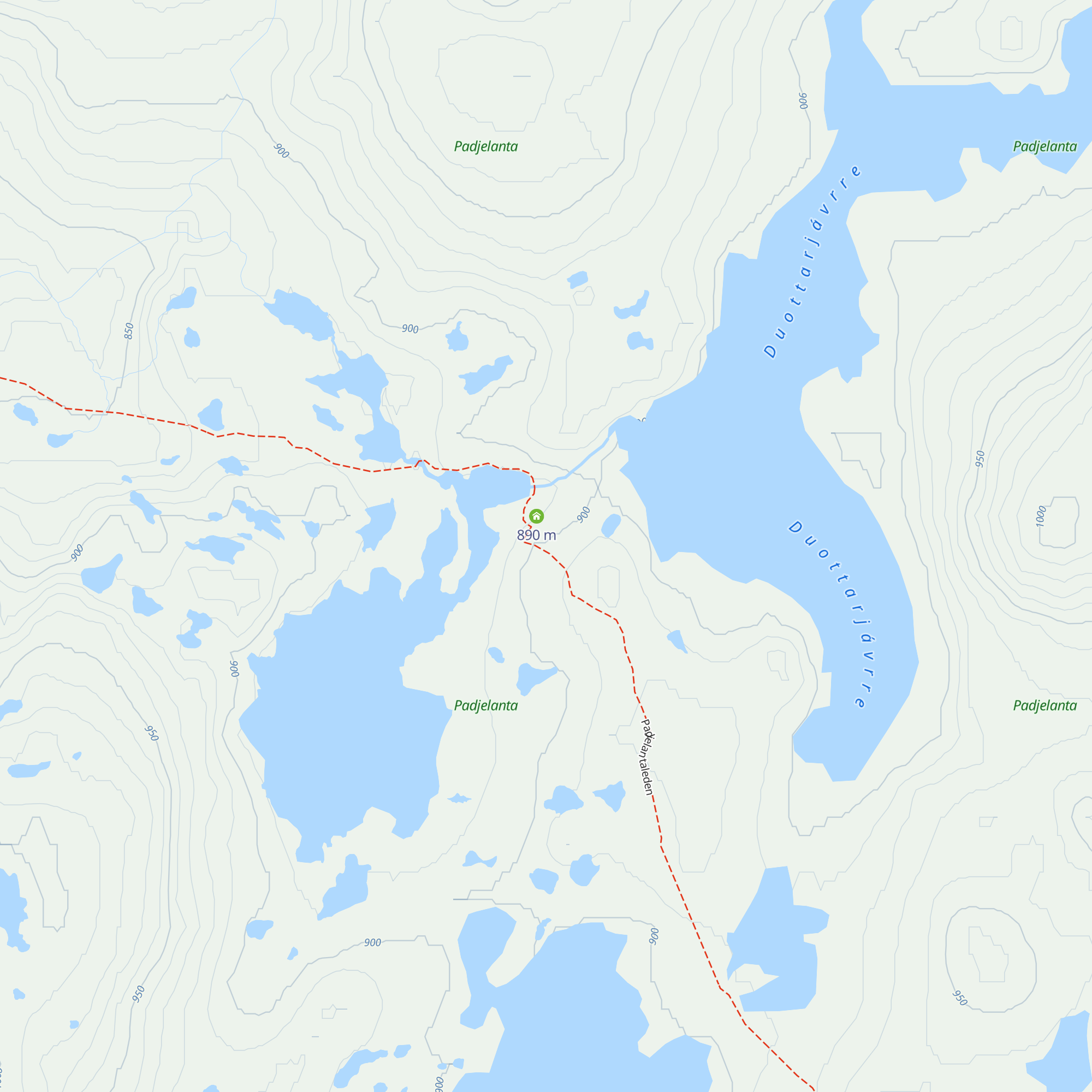 Duottar Fjällstuga map