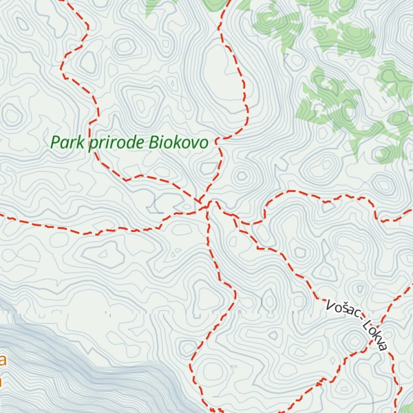 Map of Slobodan Ravlić Mountain Lodge on Lokva