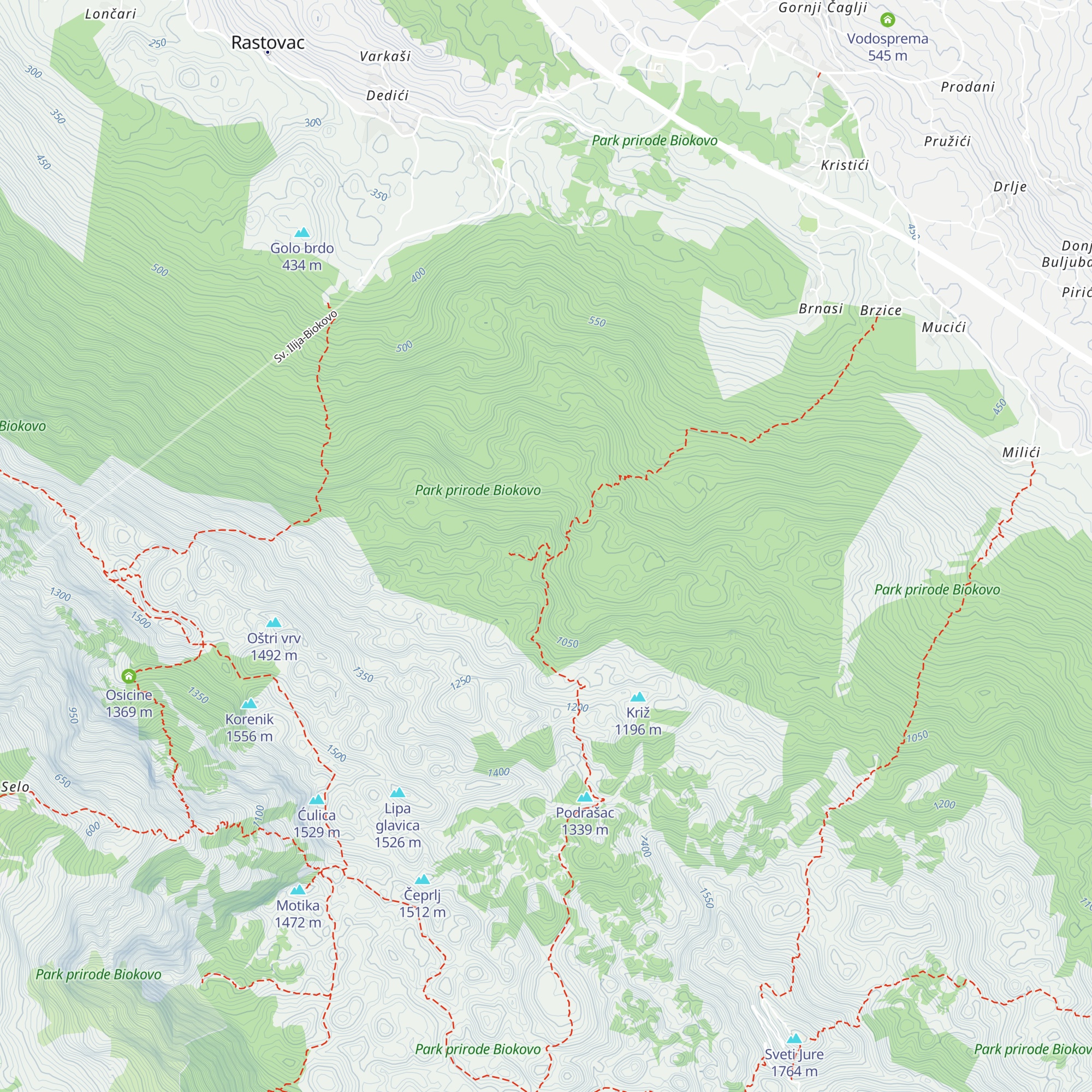 edu-info centar Kaoci map