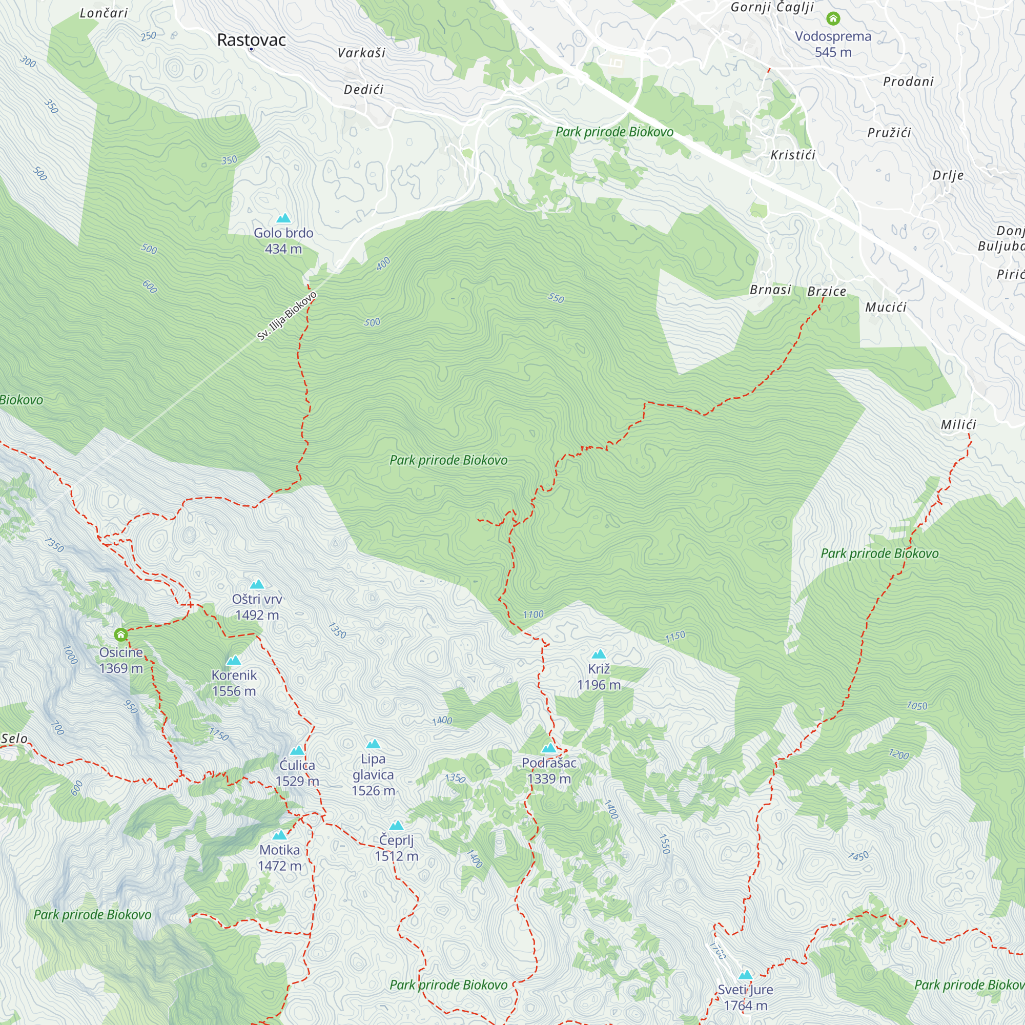 edu-info centar Kaoci map